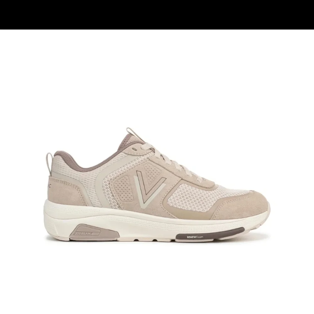 Vionic Women’s Walk Strider Knit Performance Walking Sneaker - Beige